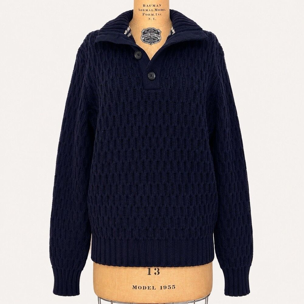 Banana Republic Italian Yarn Merino Wool Shawl Collar Knit‎ Sweater M